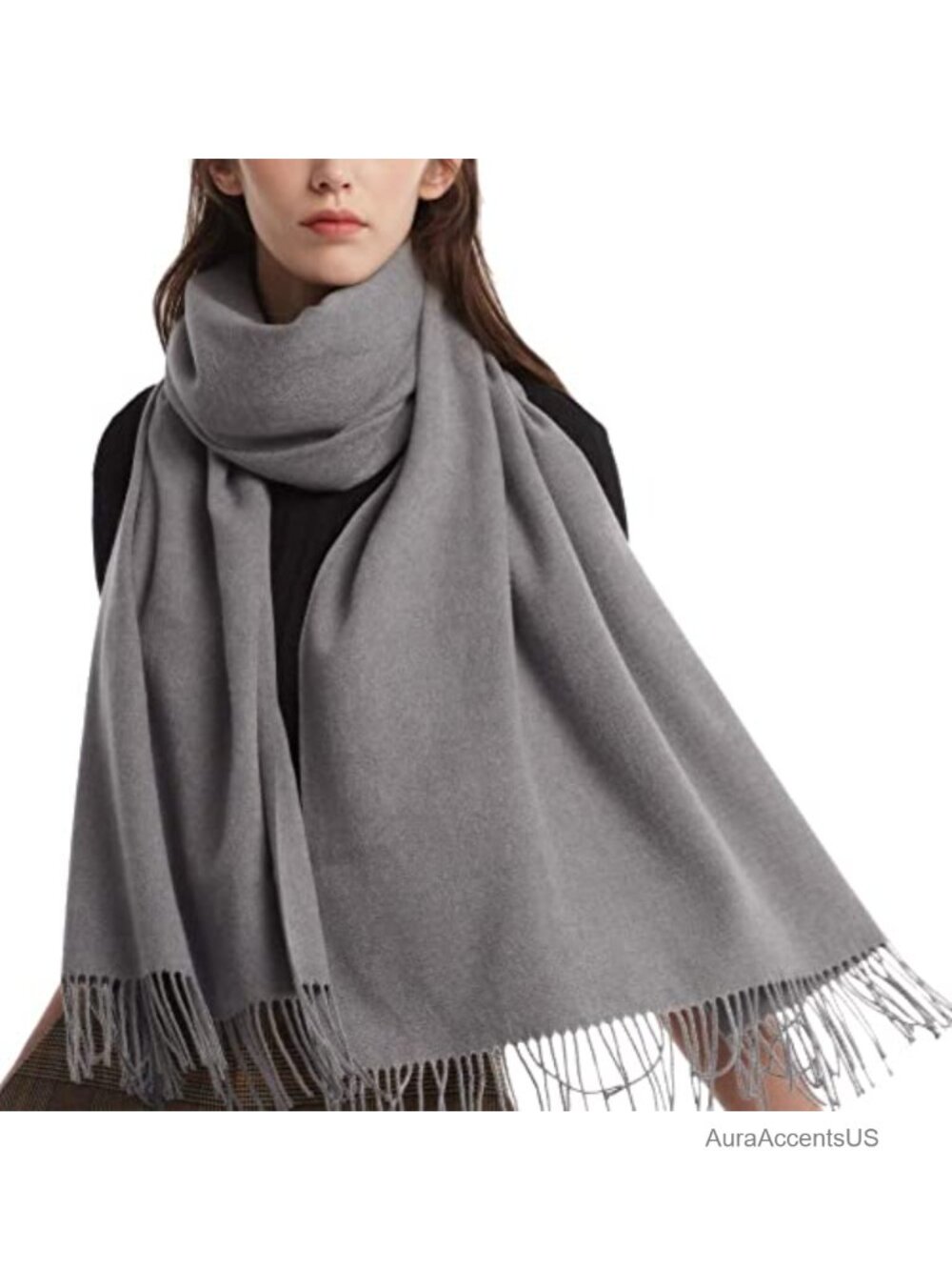 FURTALK Cashmere Feel Shawl Wrap Pashmina 76" Long